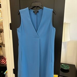 Karen Kane Blue Sleeveless Midi Dress